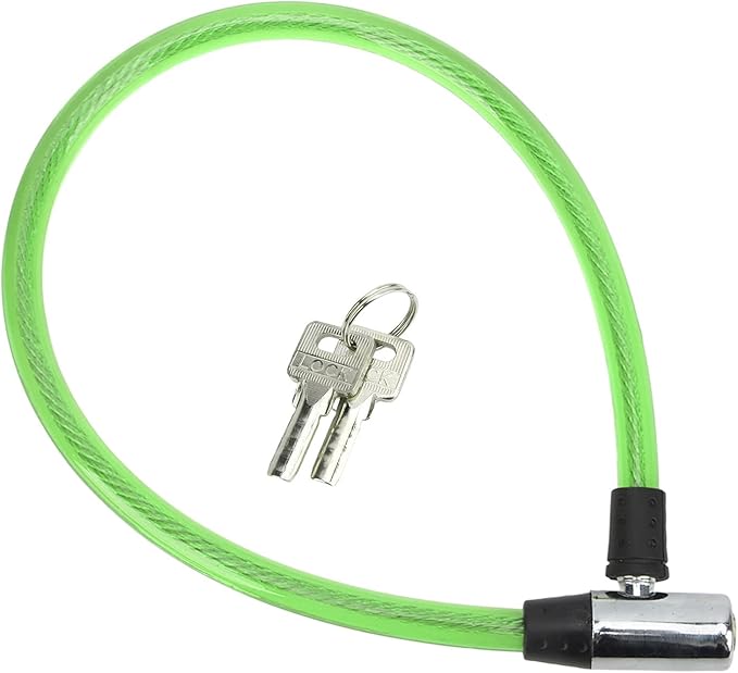 Bike Lock Cable with Key Steel Wire Portable Cable Lock Security Bike Lock for Bike Motorcycle Gate 3 Colors