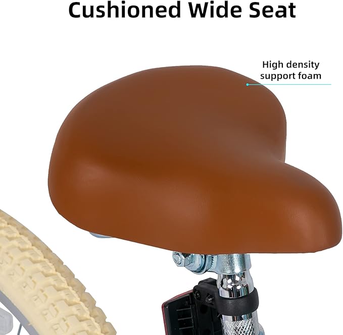 JOYSTAR Girls Bike for 2-12 Years Old Toddlers and Kids, 12" 14" 16" 18“ Retro Style Kids Bike with Training Wheels, 20 Inch Children Bicycle with Kickstand