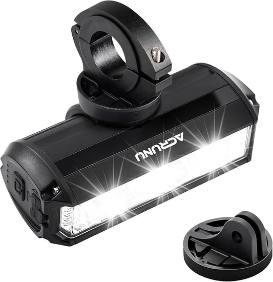 Super Bright 3400 Lumens LED Bike Light USB Rechargeable - 5 Modes Bicycle Headlight with 7H Runtime, IPX6 Waterproof, Quick Release Mount for Mountain Road Cycling Commuting Night Safety