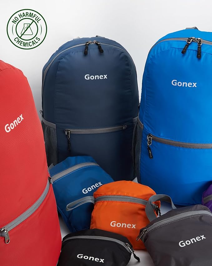 Gonex 30L Ultra Lightweight Packable Backpack, Handy Foldable Daypack for Camping Outdoor Travel Cycling Backpacking