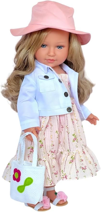 Kennedy and Friends 18 Inch Fashion Dolls- Tilt and Pose Feature and All Vinyl (F02-Cpr)
