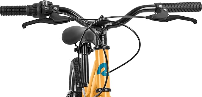 Retrospec Dart 20 & 24 Inch Kids Bike - 7-Speed Hybrid Bicycle for Ages 6-11 with 29in All-Season Tires & Shock Absorption - Adjustable Height Youth Bike with V-Brakes & Smooth Gear Shifting