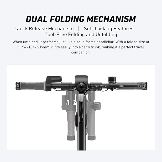 NIU K100F/K300X Electric Scooter Adults - 600W-900W Peak Power, 18-41 Max Range, Top 17.4-23.6 MPH, Portable E Scooter w/Suspension for Commute, Sup. Turn Signal, Folding Handlebars(Only K100F)