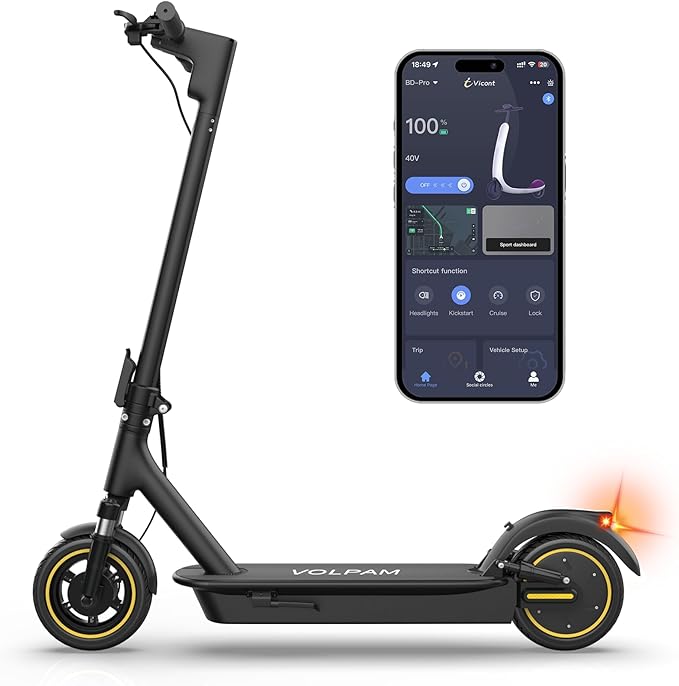8.5/10 Inches Electric Scooter Adult, 19/22 MPH Top Speed, 350W/500W Powerful Motor, 21/22/28 Miles Long Range, Folding E-Scooter for Adults, E Kick Scooter Dual Braking