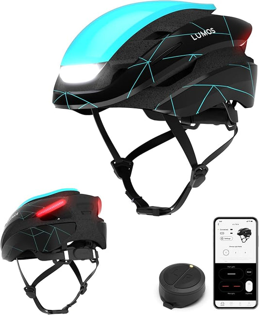 Lumos Ultra Smart Bike Helmet | Customizable Front and Back LED Lights with Turn Signals | Road Bicycle Helmets for Adults: Men, Women