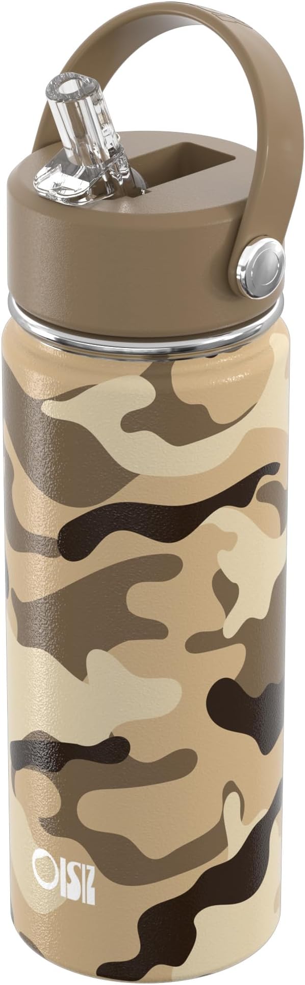 OISIZ 18oz Kids Water Bottle with Straw Lid, Vacuum Insulated Water Bottle 316 Stainless Steel Bottles for Kids for School, Leakproof Water cups, BPA Free and Keep Cold for 24 Hours,Easy to Clean