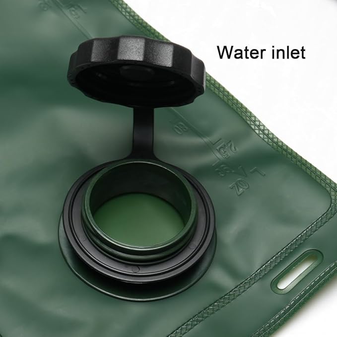 Mini Hydration Bladder 1L-2.5L Leak Proof Hydration Reservoir BPA Free Military Water Bladder Bag Hydration Pack Replacement for Outdoor Camping Hiking