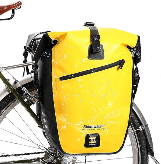 Rhinowalk Bike Bag Waterproof Bike Pannier Bag for Bicycle Cargo Rack Saddle Bag Shoulder Bag Laptop Pannier Rack Bicycle Bag Professional Cycling Accessories