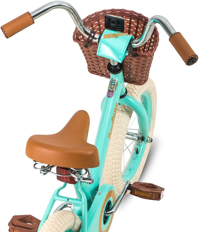 JOYSTAR Classic Style Kids Bike with Training Wheels & Basket, 12 14 16 Inch Girls Bike for 2-7 Years Old, Kids' Bicycles