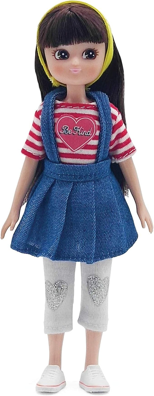 Lottie Be Kind Doll with Denim Pinafore