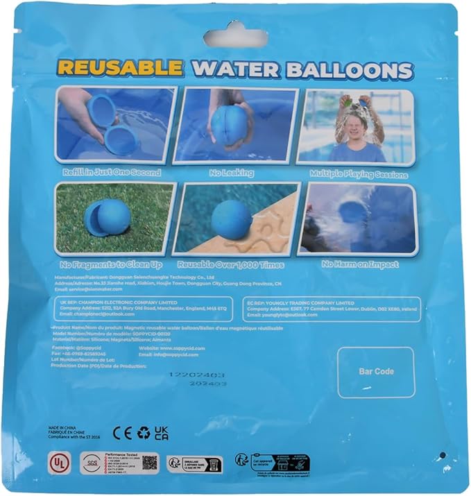 18Pcs Reusable Water Balloons for Kids, Pool Beach Water Toys for Boys and Girls, Outdoor Summer Toys for Kids Ages 3-12