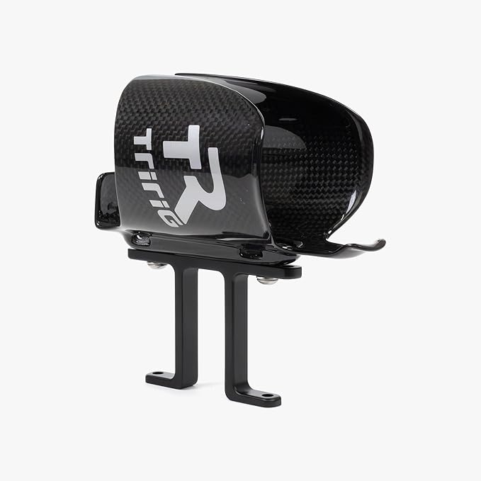 TRIRIG - BTA Bottle Mount Riser - Bike Water Bottle Cage Holder for Aerobar, Road and MTB Bikes - Adjustable Angle, T6-6061 Alloy, Handlebar Mount - Elevated Hydration System Accessories for Cycling
