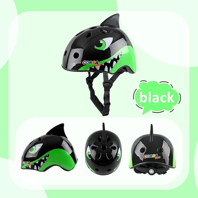 Toddler Kids Bike Helmet, Adjustable and Multi-Sport, 3 Sizes for Ages 1-2-3-5-8-14 Years Child Infant Boys Girls