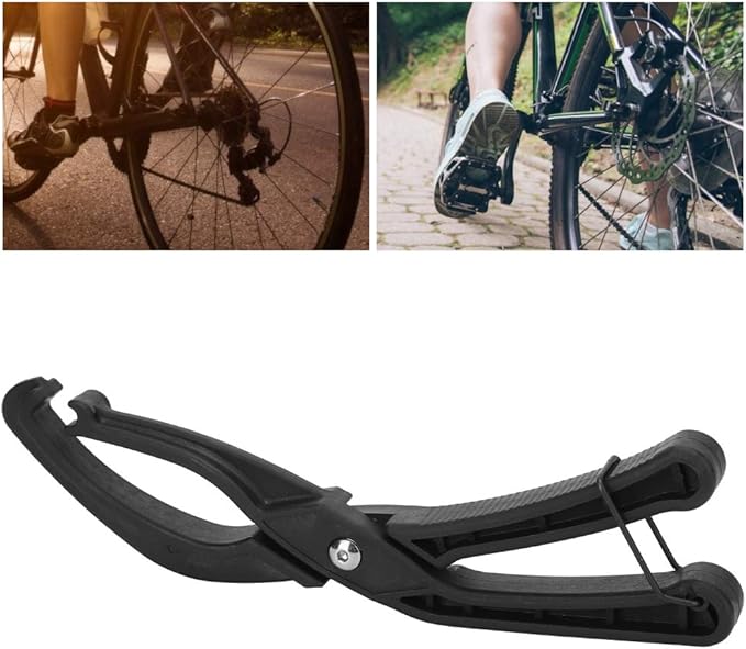 Keenso Bike Tire Pliers,Bike Tire Removal Clamp Bike Repairing Clipping Tool for Tires Below 1.8in