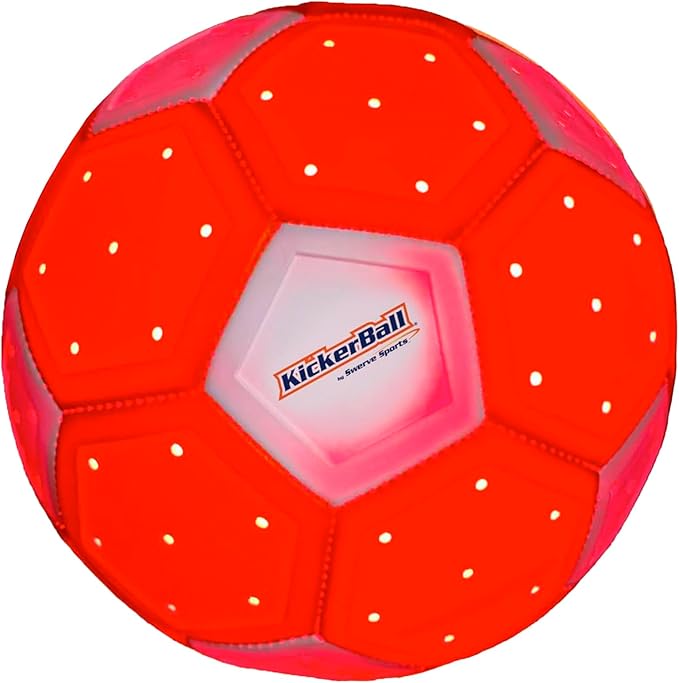 Kickerball - Curve and Swerve Soccer Ball/Football Toy - Kick Like The Pros, Great Gift for Boys and Girls - Perfect for Outdoor & Indoor Match or Game
