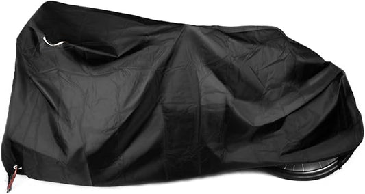 Tandem Bicycle Cover Extra Long Bike Storage Cover 2 Seater Trailer Bike Cover Waterproof Sun Protection