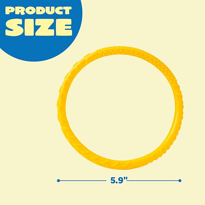 JOYIN Dive Circles Pool Toys, 8 Pcs Colorful Pool Rings for Kids, Underwater Training Swimming Diving Toy for Kids Gifts Summer Swim Water Fun Games