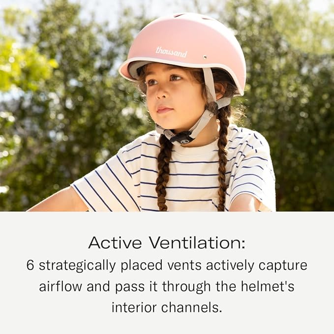 Thousand Kids Helmet – Free Reflective Sticker Pack to Customize, No Pinch Magnetic Buckle, Multi Sport Safety CSPC ASTM CE Certified – Jr Collection