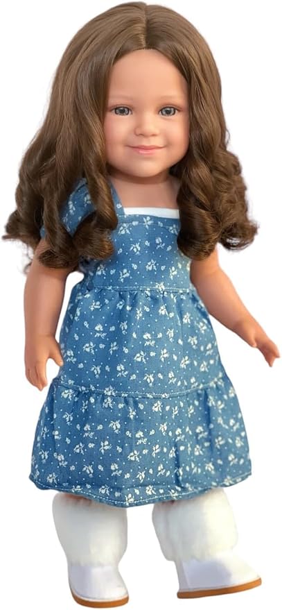 Kennedy and Friends 18 Inch Fashion Dolls- Tilt and Pose Feature and All Vinyl (F01-Shlby)