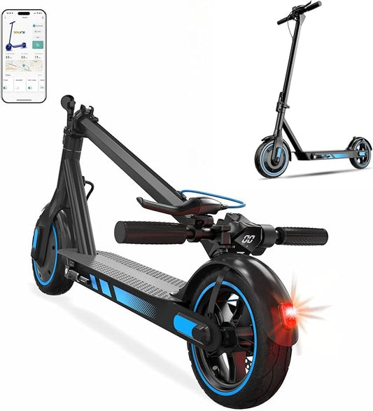 Electric Scooter Adult, 19-25 MPH Max Speed, 21-28 Miles Long Range, E Scooter with 8.5"/10" Tires, 350W/500W/600W Motor, Cruise Control and Dual Braking, Foldable Electric Scooter for Adults