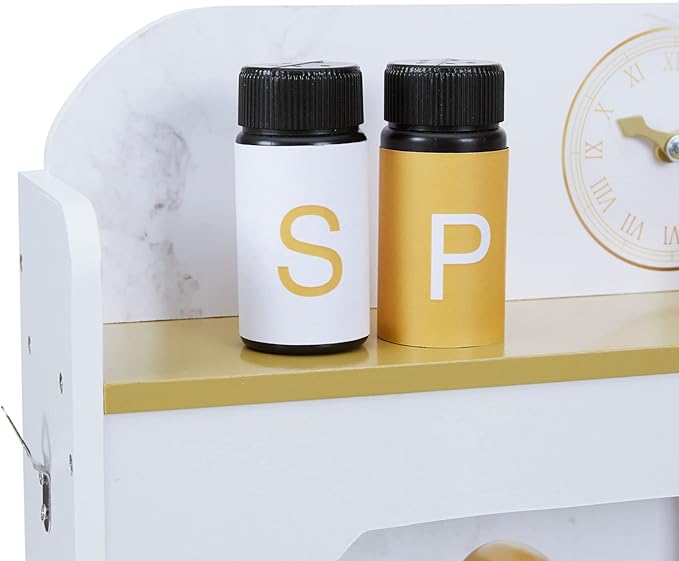 Teamson Kids Versailles Classic Kids Wooden Play Kitchen, White