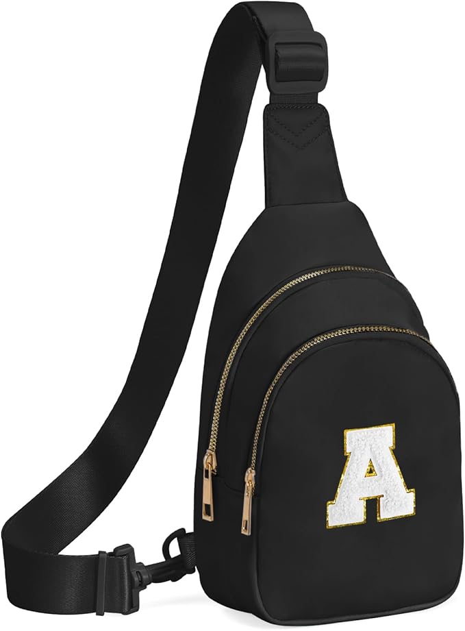 Birthday Gifts for 7 8 9 10 11 12 13 Year Old Girls Small Initial Sling Bag Cross Body Bag Fanny Pack for Girls