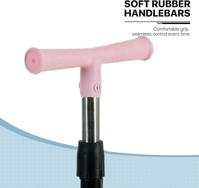 Folding Scooter - 3 Wheeled Scooter for Kids, 3 Wheels Foldable Kick Scooters | Lightweight Bike for Ages 2-8 Boys Girls Outdoor Riders, Kick Scooters for Commuting, Travel, Camping, Backpacking