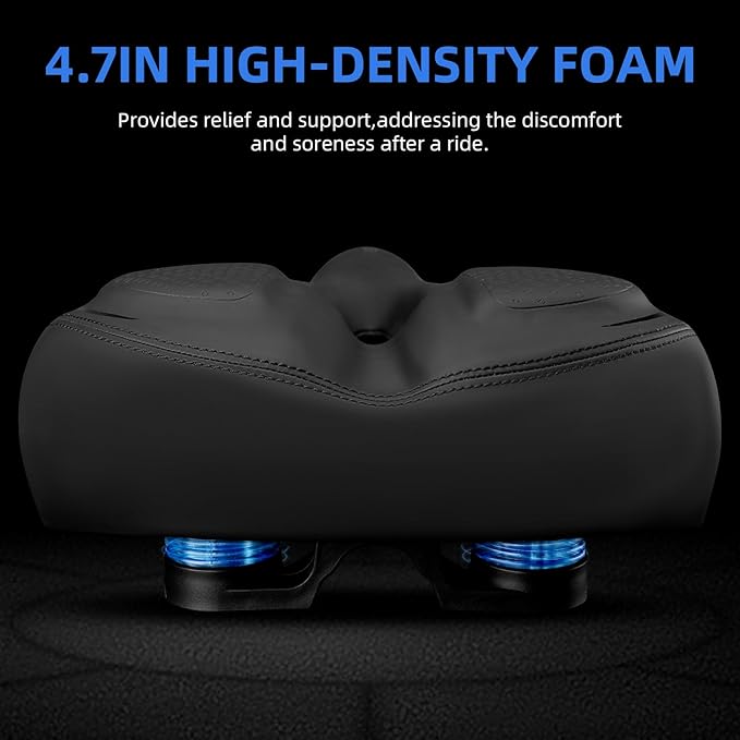 ROCKBROS Oversized Bike Seat for Peloton Bike/Bike+ Seat Replacement Wide Comfortable Bike Seat Cushion Exercise Bike Seat