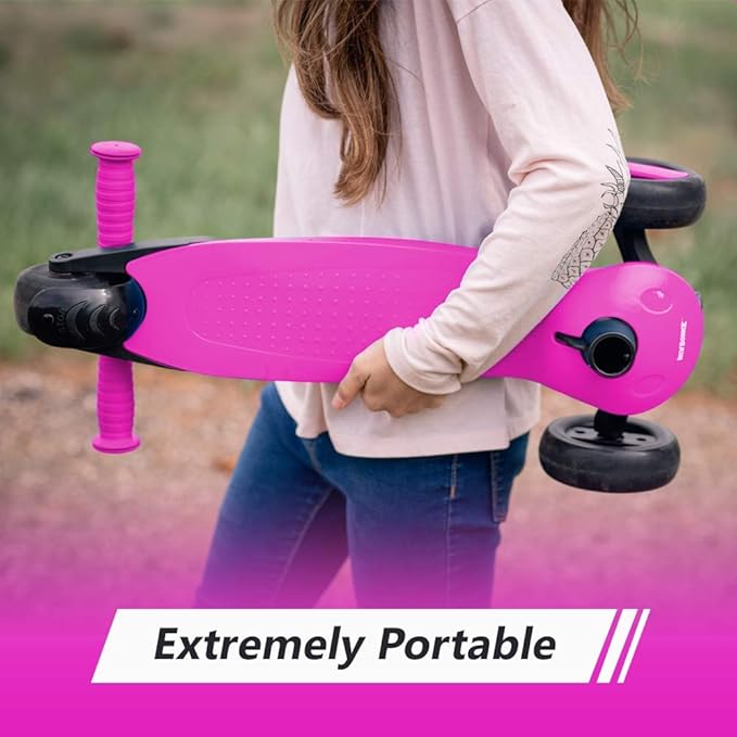 New-Bounce Scooters for Toddlers - 3 Wheel Scooter for Kids with Adjustable Handlebar - The GoScoot MAX is Perfect for Children and Toddlers, Girls and Boys Ages 3-10