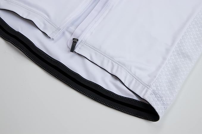 Men's Cycling Jersey Set Cycling Kit Bicycle Jersey Rear Zipper Pocket Bike Bib Shorts with Pockets Race Fit High Density Pad