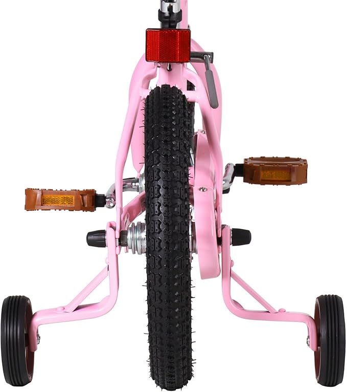 JOYSTAR Classic Style Kids Bike with Training Wheels & Basket, 12 14 16 Inch Girls Bike for 2-7 Years Old, Kids' Bicycles