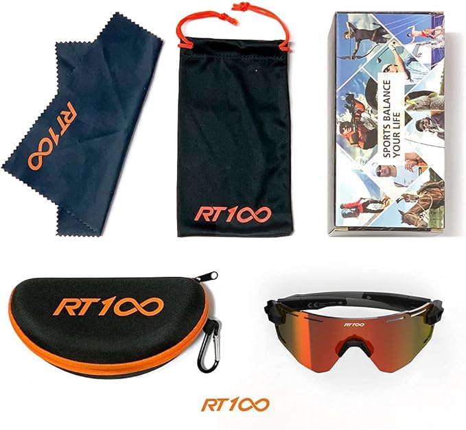 RIDE YOUR WAY Professional wrap around Frameless Cycling Sunglasses for Men and Women