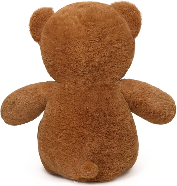 Teddy Bear Stuffed Animal 16'' Small Teddy Bear Plush Toy Gift for Valentine Christmas Birthday Dark Brown