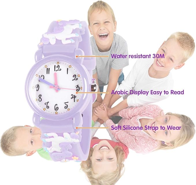 Toddler Watches for Girls - Best Toys Gifts for Girls Age 3 4 5 6 7 8