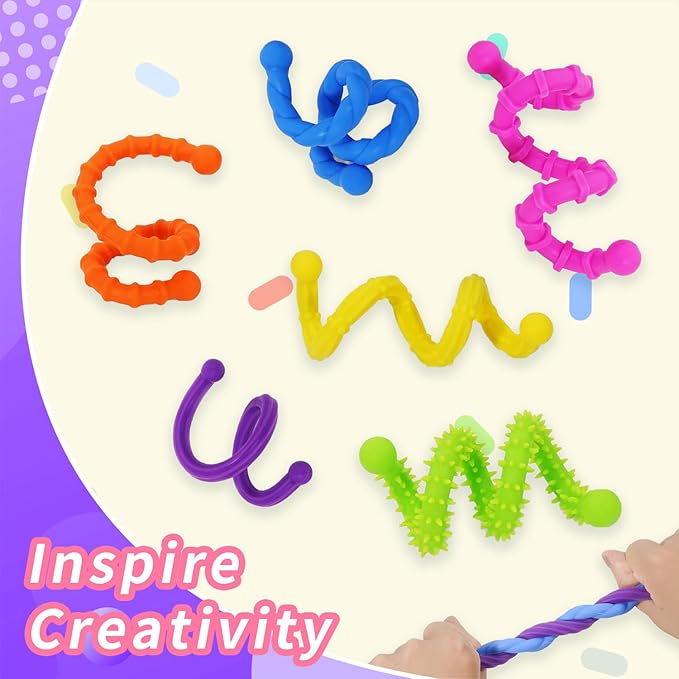 Sensory Fidget Toys for Kids with Autism & ADHD - Teacher Must Have for Classroom Calm Down Corner, Road Trip Essentials, Christmas & Birthday Stocking Stuffers Gifts for Boys & Girls.