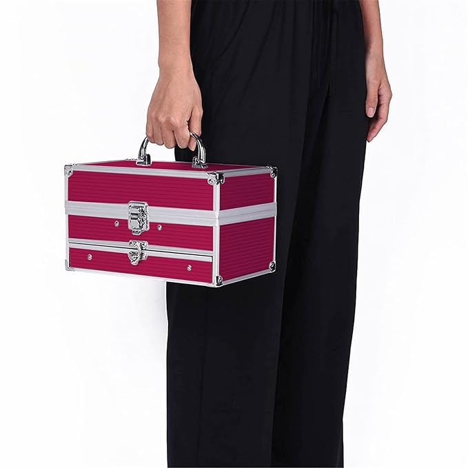 All In One 132 Color Makeup Kit, Professional Case, Teen Girls Set, Multicolor Eyeshadow Palette (006N1-Pink)