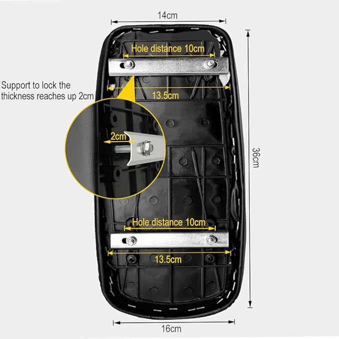 Bicycle Manned Cushion Mountain Bike Back Shelf Seat Cushion Manned Comfortable Saddle Children Back Seat