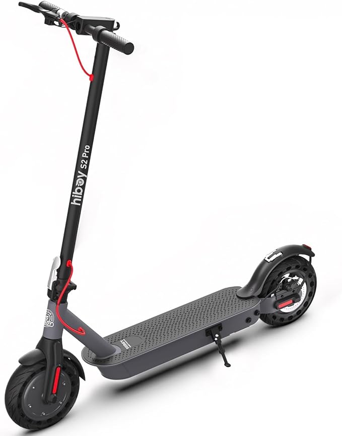 Hiboy S2 Pro/S2 MAX Electric Scooter, 500W Motor, 10" Solid Tires, 25-40.4 Miles Range, 19 Mph Folding Commuter Electric Scooter for Adults (Optional Seat)