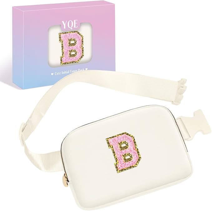 Friendship Gifts for Girls Women, Friend Birthday Gift for Women, Birthday Gifts for Girls Teen Kids, Mini Fanny Pack Crossbody Bag Belt Bag Fashion Waist Packs Cute Trendy Stuff（Beige, B)