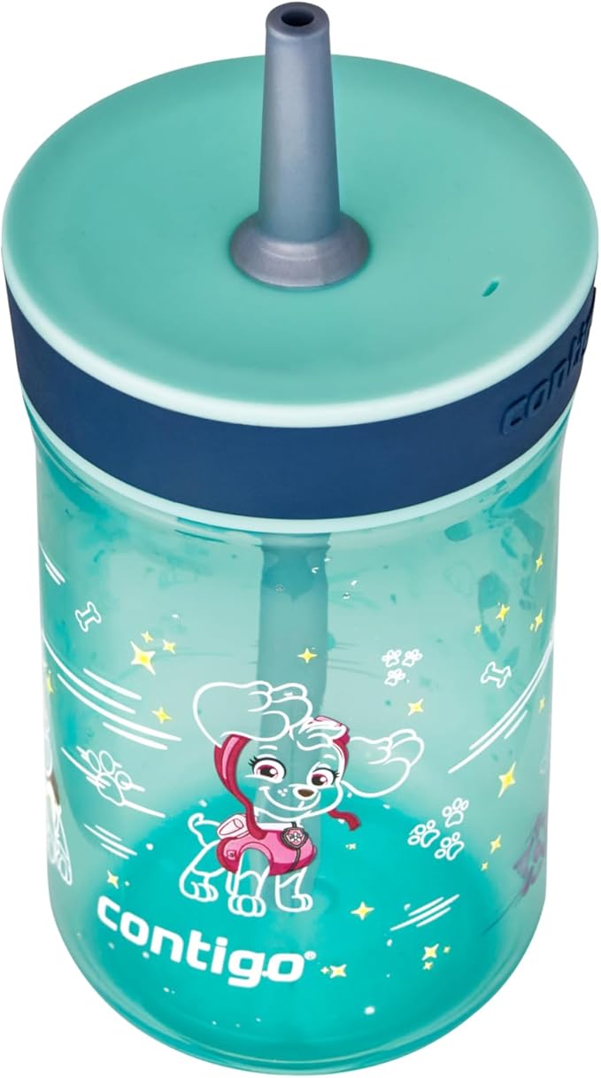 Contigo Leighton Straw Tumbler, 14 oz, Jade Vine PAW Patrol