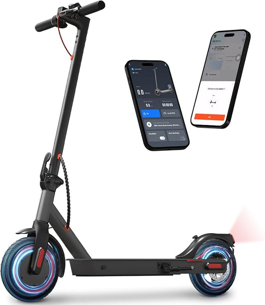 Electric Scooter for Adults | Aluminum Frame 19MPH & 25° Hill Climb | 15 Miles with Cruise Control | Dual Braking System & 8.5" Tires | 300LB Bearing Foldable Commuter Scooter for Teen Adult