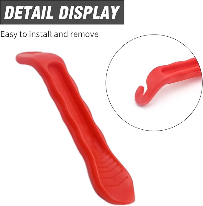 3Pcs Bike Tire Lever Kit, Bicycle Tire Repair Levers Strong Bike Tire Levers Bicycle Tire Repair Kit Ultra Strong Tire Spoon Tire Tool Bike Tire Spoon Set Must Have Bicycle Tools Lightweight