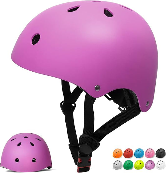 Glaf Toddler Helmet for 2-8 Years Kids Bike Helmets Baby Girls Boys Multi-Sport Adjustable Skateboard Bicycle Helmet Lightweight 3 Sizes for Toddler to Youth 8-14