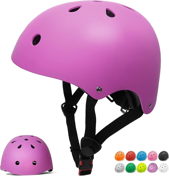 Glaf Toddler Helmet for 2-8 Years Kids Bike Helmets Baby Girls Boys Multi-Sport Adjustable Skateboard Bicycle Helmet Lightweight 3 Sizes for Toddler to Youth 8-14