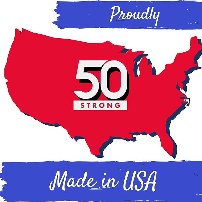 Bike Water Bottle Holder & Bottle Combo – 2-Pack 22 oz Sports Squeeze Bottles with Pull Top Cap & Easy-Install Bike Cage – Made in USA – 50 Strong Brand