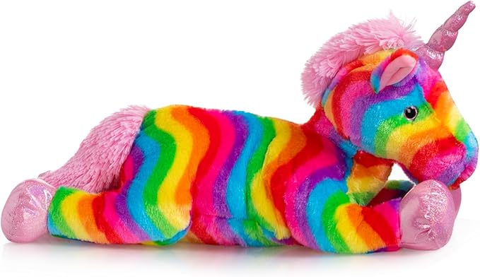 HollyHOME Plush Unicorn Stuffed Animals Rainbow Unicorn Toy Gifts for Valentines Day, Christmas, Birthday, Party and Decorations 24 Inch