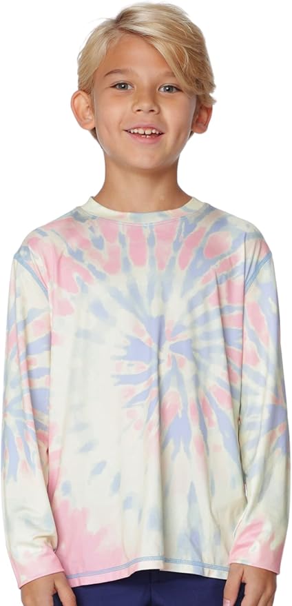 INGEAR Boys' Rash Guard UPF 50+ Swim Shirt - Lightweight, Quick-Dry, Durable Sun Protection for Swimming, Sizes XS-XL