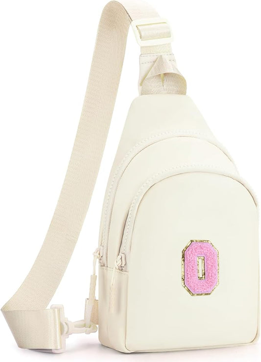 Birthday Gift for 5 6 7 8 9 10 11 12 13 14 15 16 Year Old Girls Fanny Pack Crossbody Bags for Women,Cute Trendy Stuff - Cream,O