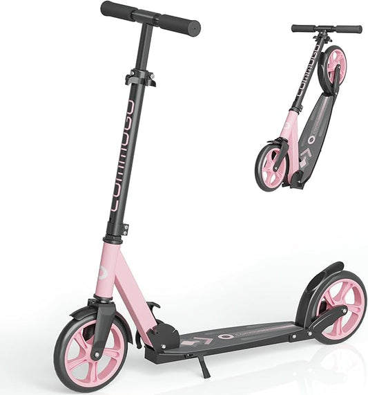 Kick Scooter for Kids 5-12, Teens, Foldable Lightweight Adult Scooter with 8 Inch Wheels, Max Load 240 LBS, Gift for Childs