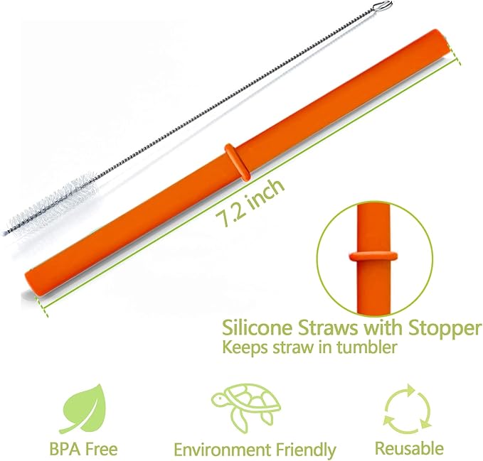 Homestockplus Reusable Wheat Straw Cups with Lids and Silicone Straws, 10 Oz Chip Resistant E-Co Friendly Small Water Cups for Milk, Drinks, Smoothies - 4 Colors